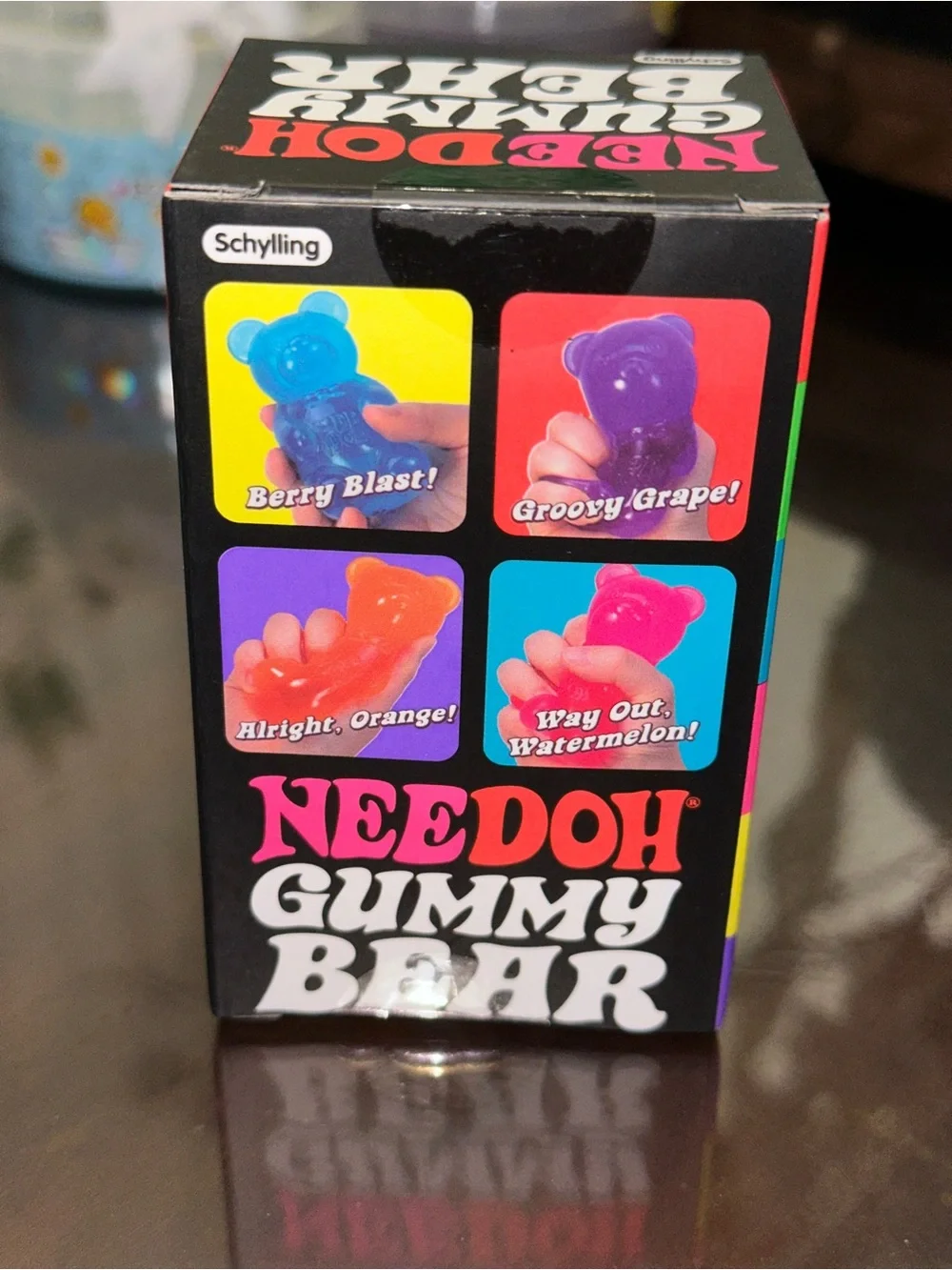 NeeDoh Blue Gummy Bear Stress Toy by Schylling
